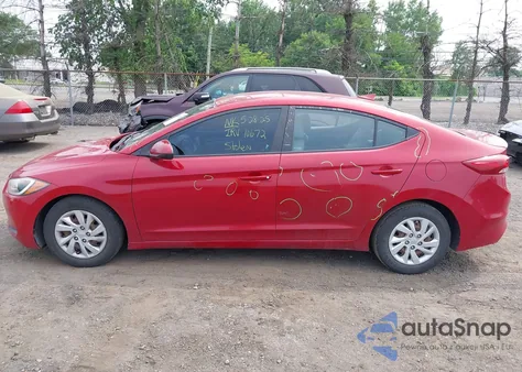 2017 Hyundai Elantra Se из США, поврежденный, VIN 5NPD74LF2HH101608